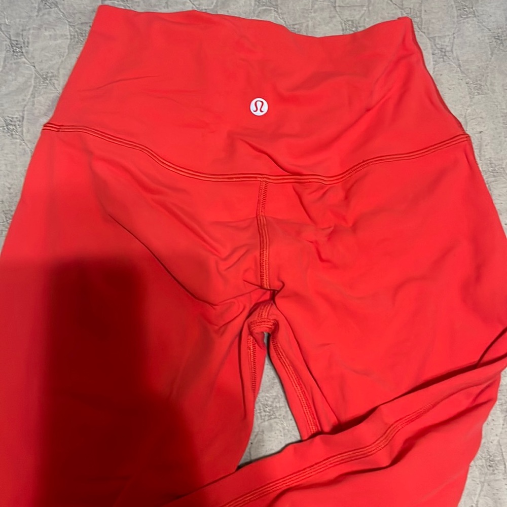 lululemon athletica Red Leggings